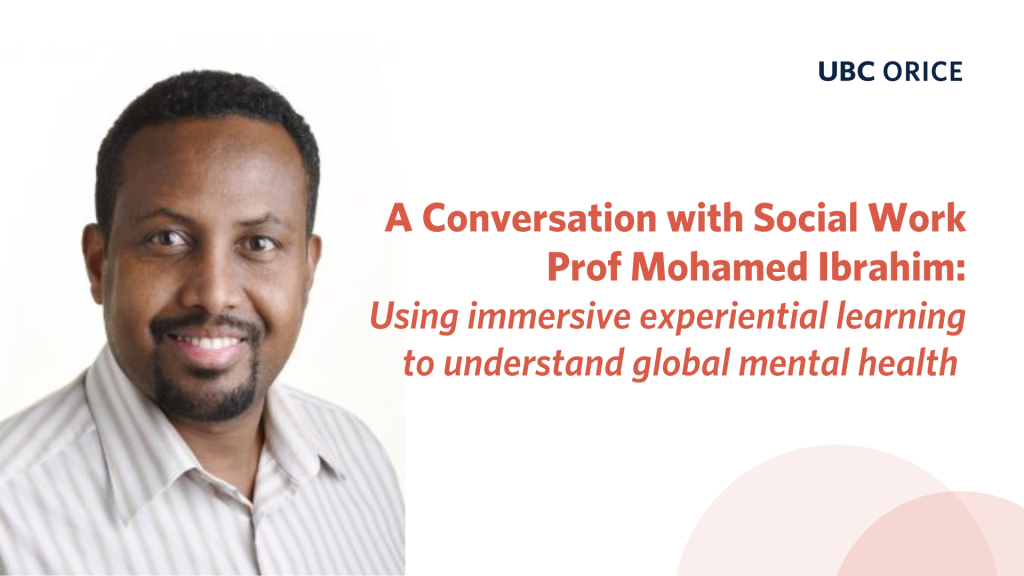 A Conversation With Social Work Prof Mohamed Ibrahim Using Immersive